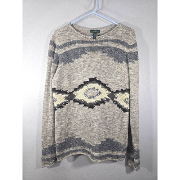 Lauren Ralph Lauren Sweaters - Lauren Jeans Co Size XL Ralph Lauren Southwestern Aztec oversized Sweater AE